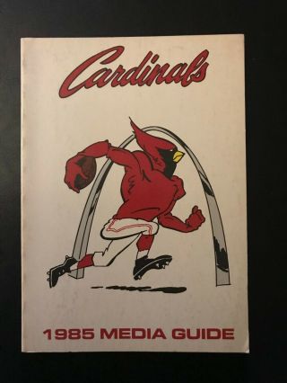 1985 St.  Louis Football Cardinals Media Guide - Nfl