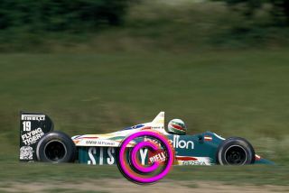 Racing 35mm Slide F1,  Teo Fabi - Benetton - Bmw,  1986 Austria Formula 1