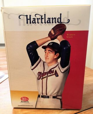 Hartland Milwaukee Braves Warren Spahn Baseball Statue - -