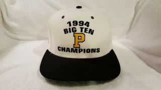 Purdue Boilermakers Vintage Snapback Hat Unworn `94 Champions Big10