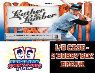 Kansas City Royals 2019 Panini Leather & Lumber 1/5 Case 2 Box Break 6