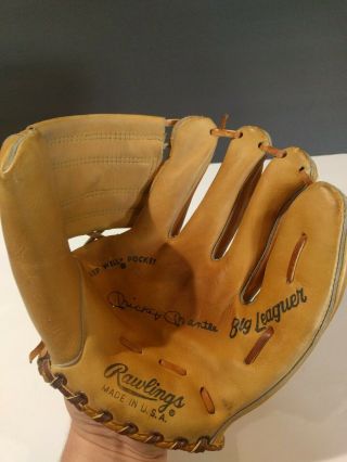 Mickey Mantle Rawlings Childrens Baseball Glove Vintage