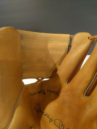Mickey Mantle Rawlings Childrens Baseball Glove Vintage 8