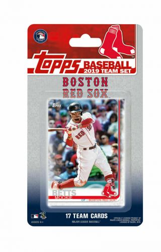 2019 Topps Factory Team Set - 17 Cards - Boston Red Sox
