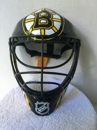 Franklin Nhl Goalie Mask Boston Bruins Kids Costume Ages 5 - 9