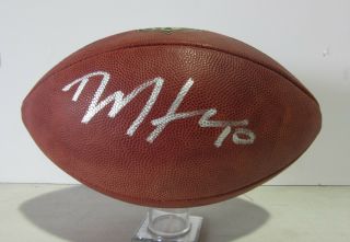 Deandre Hopkins Signed Authentic Wilson Duke Nfl Game Football Psa/dna X26233