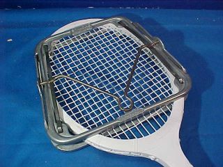 Orig 1930s Spalding Flower Patent Model Metal Tennis Racquet Head Press