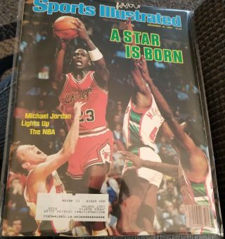 1984 Sports Illustrated Michael Jordan Chicago Bulls 12/10/84 Cond