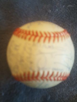 2001 Miami Hurricanes Cws Autographed Team Baseball