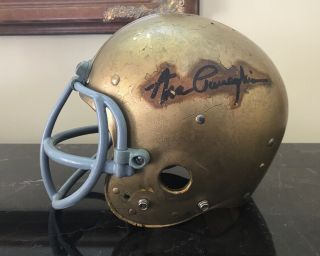 Notre Dame Helmet Late 60’s To Early 70’s Autographed By Ara Parsegian.