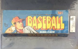 1972 Topps Baseball Empty Display Wax Box,  Rare Vintage Box GAI 8 Graded 2