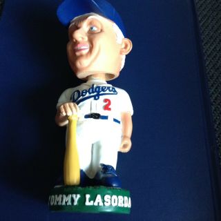 Los Angeles Dodgers Tommy Lasorda Hall Of Fame Manager Bobblehead Bd&a