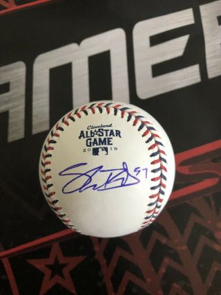 Shane Bieber Signed Autograph 2019 All Star Baseball Cleveland Indians