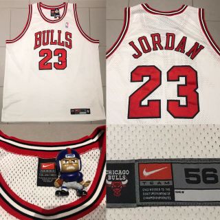 Authentic Nike 1997 - 1998 Michael Jordan Chicago Bulls Jersey Size 56 Xxxl 97 98