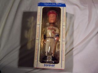 Forever Collectibles Legends Of The Park Cooperstown Eddie Mathews Bobble Head