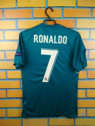 Ronaldo Real Madrid Jersey Xs 2017 2018 Third Shirt Br3539 Soccer Adidas