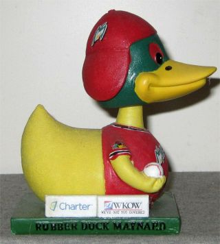 2010 Rubber Duck Maynard Minor League Bobblehead - Madison Mallards