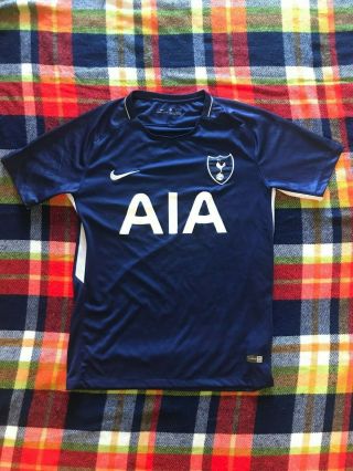 Tottenham Hotspur Spurs 2017/2018 Nike Authentic Shirt Jersey Medium Blue