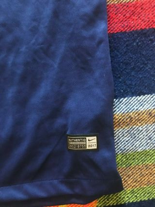 TOTTENHAM HOTSPUR SPURS 2017/2018 Nike Authentic Shirt Jersey Medium Blue 6