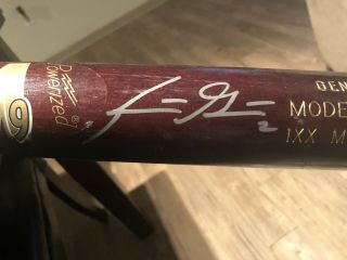 Scooter Gennett Game Autographed Louisville Slugger M110 Baseball Bat JSA 2