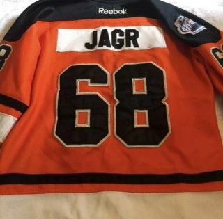 Philadelphia Flyers Reebok Nhl Jersey Jaromir Jagr 68 Xl Youth