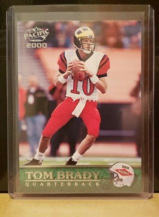 Tom Brady 2000 Pacific Rookie Card,  England Patriots,  Card 403,  Hof,  Goat