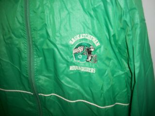 Mens Vintage Adjac Saskatchewan Roughriders Official CFL Football Jacket sz.  2XL 2