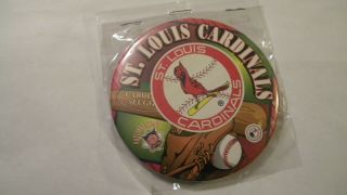 Vintage St.  Louis Cardinals Baseball Button - 3 1/2 Inches Round