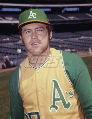 1971 Topps Baseball Color Negative.  Jim Catfish Hunter Athletics