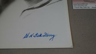BILL TERRY YORK GIANTS AUTOGRAPH SIGNED BASEBALL PHOTO W/ LOA INV02 2