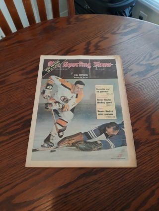 February 20,  1971 - The Sporting News - Phil Esposito Of The Boston Bruins