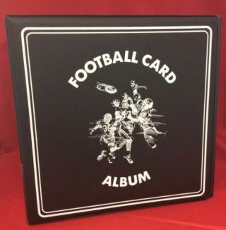 Bcw 3 " Album - Football - Black Case Of 12 Albums