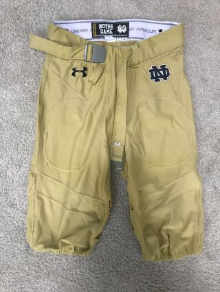 2014 Team Issued Notre Dame Football Under Armour Pants 62
