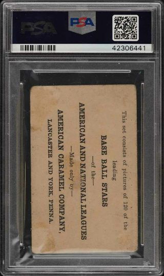 1922 E121 American Caramel Series Of 120 Ty Cobb BATTING PSA 1.  5 FR (PWCC) 2