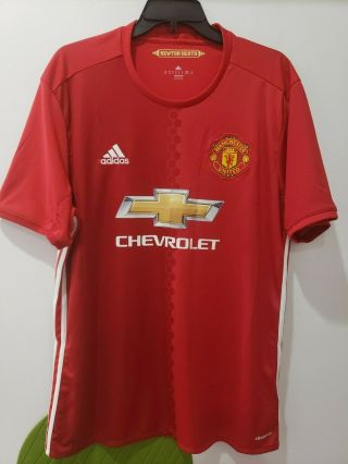 Adidas Manchester United Home Soccer Jersey Football Shirt Red Xl