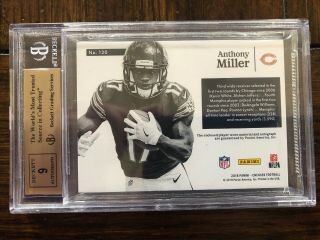 2018 Panini Encased Anthony Miller Auto Patch /25 BGS 9.  5 2