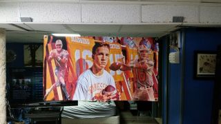 Huge 46x26 Peyton Manning Vinyl Banner Poster Tennessee Vols Football Art