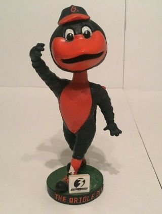 The Oriole Bird Baltimore Orioles Mascot Bobble Head Channel 3 Missing A Piece