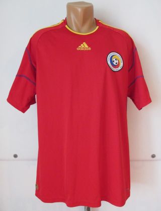 Romania 2010/2011/2012 Away Football Shirt Jersey Maglia Trikot Adidas Red (xl)
