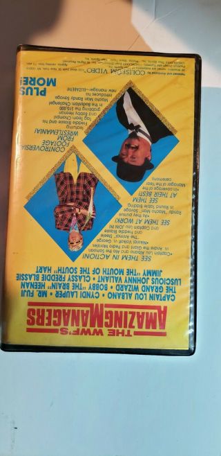 WWF WWE COLISEUM VIDEO THE WWF ' s MANAGERS VHS 2