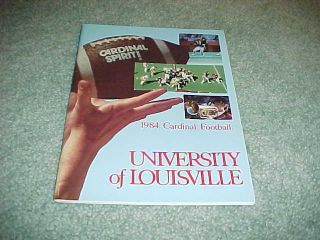 1984 Louisville Cardinals Football Media Guide