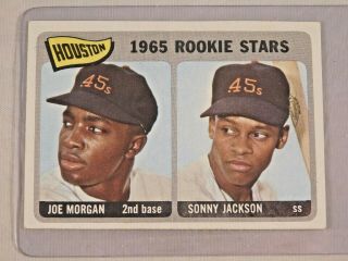 1965 Topps 16 Houston Rookie Stars Joe Morgan Hof Rc Rookie Card Ex