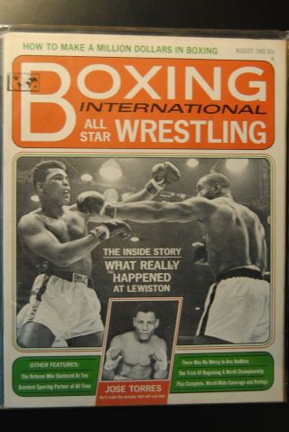 1965 International Boxing - Cassius Clay Muhammad Ali Sonny Liston