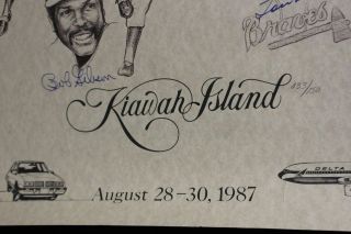 1987 Kiawah Island Baseball Legends Golf Scramble Signed 15 Matthews HOF 3