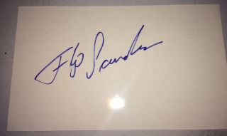 Flip Saunders F Minnesota Timberwolves Nba Basketball Coach Autograph Index Card
