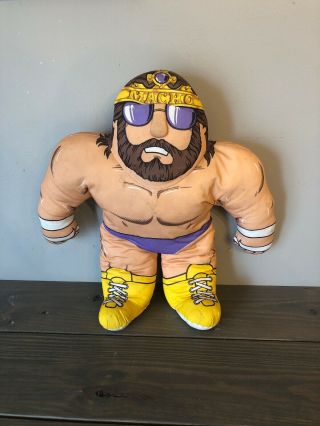 Wwf Tonka Wrestling Buddy Macho Man Randy Savage Wrestling Buddies Figure Wcw