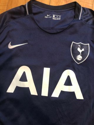 Harry Kane 10 Nike Tottenham Spurs 17 Away Jersey Men ' s Large 4