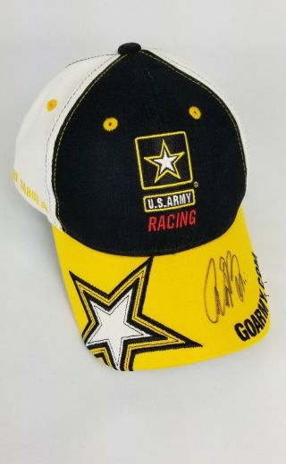 U.  S.  Army Racing Hat Autographed By Antron Brown