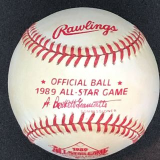 1989 Rawlings All Star Baseball Ball Official League Haiti Stamped