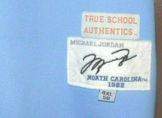 True School Authentics Michael Jordan North Carolina Jersey (Size 4XL) 2
